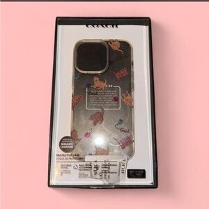 Coach Kitten IPhone 13 Pro case